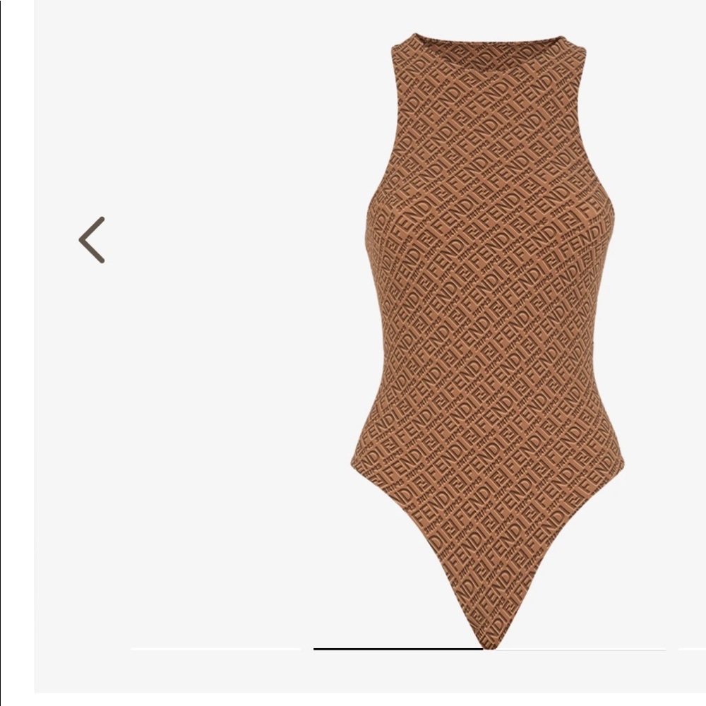 Fendi x Skims High Neck Bodysuit